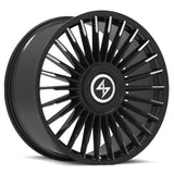 Sentali Luxx Royale    Gloss Black Milled Tips 22x9 5x112/5x114.3 Wheels | Offset: 30 | Backspace: nan | Bore: 73.1