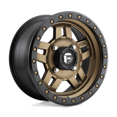 Fuel D583 MATTE BRONZE BLACK BEAD RING 14x7 4x156 Wheels | Offset: 13 | Backspace: 4.51 | Bore: 132