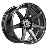 SPEC-1 RACING SP-73GB Gloss Black 18x8 5x112/5x114.3 Wheels | Offset: 38 | Backspace: 6 | Bore: 73.1