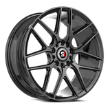 SPEC-1 RACING SP-78W Gloss Black 17x7.5 5x100/5x114.3 Wheels | Offset: 35 | Backspace: 5.75 | Bore: nan