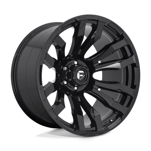 Fuel D675 GLOSS BLACK 20x9 8x165.1 Wheels | Offset: 1 | Backspace: 5.04 | Bore: 125.1