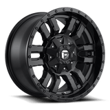 Fuel D596 MATTE BLACK GLOSS BLACK LIP 18x8 5x114.3/5x120 Wheels | Offset: 35 | Backspace: 5.88 | Bore: 72.56