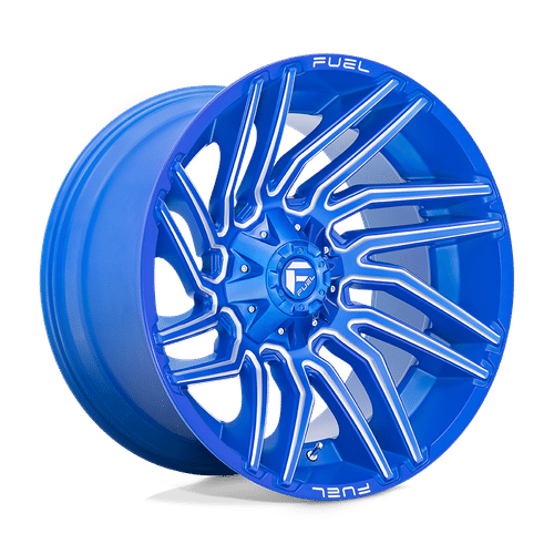 Fuel D774 ANODIZED BLUE MILLED 22x12 5x139.7/5x150 Wheels | Offset: -44 | Backspace: 4.77 | Bore: 110.1