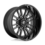 Fuel D761 GLOSS BLACK MILLED 22x12 8x165.1 Wheels | Offset: -44 | Backspace: 4.77 | Bore: 125.1