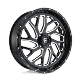 Fuel D581 GLOSS BLACK MILLED 24x7 4x137 Wheels | Offset: 13 | Backspace: 4.51 | Bore: 110.1