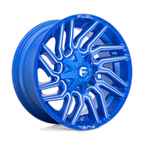 Fuel D774 ANODIZED BLUE MILLED 22x12 8x180 Wheels | Offset: -44 | Backspace: 4.77 | Bore: 124.2