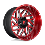 Fuel D691 CANDY RED MILLED 20x10 5x114.3/5x127 Wheels | Offset: -18 | Backspace: 4.79 | Bore: 78.1