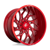 Fuel D742 CANDY RED MILLED 20x10 5x127 Wheels | Offset: -18 | Backspace: 4.79 | Bore: 71.5