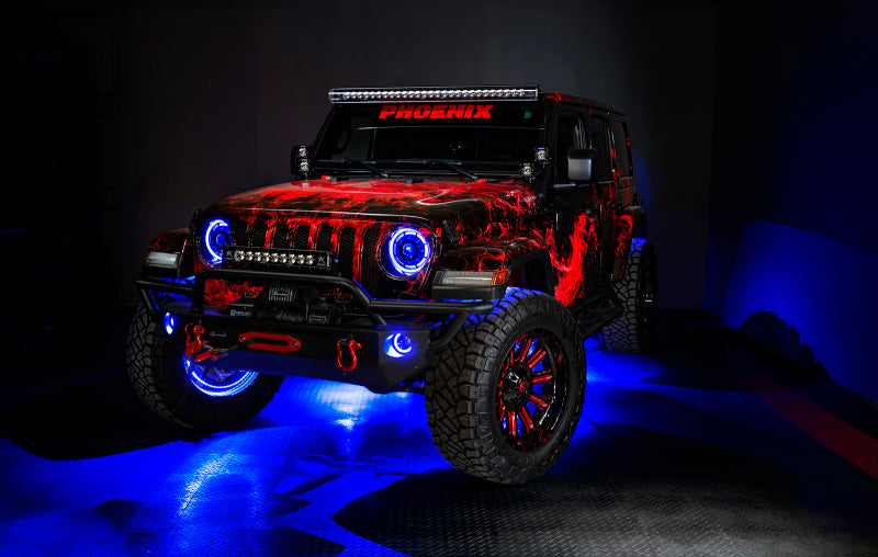 Oracle Oculus Bi-LED Projector Headlights for Jeep JL/Gladiator JT - w/ Simple Controller