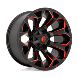 Fuel D787 MATTE BLACK RED MILLED 20x10 5x139.7/5x150 Wheels | Offset: -18 | Backspace: 4.79 | Bore: 110.1