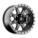 Fuel D551 MATTE BLACK GUN METAL RING 17x8.5 5x139.7 Wheels | Offset: -6 | Backspace: 4.51 | Bore: 108