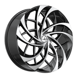AZARA AZA-540BM Gloss Black Machined 20x8.5 5x112/5x114.3 Wheels | Offset: 35 | Backspace: 6.25 | Bore: 74.1