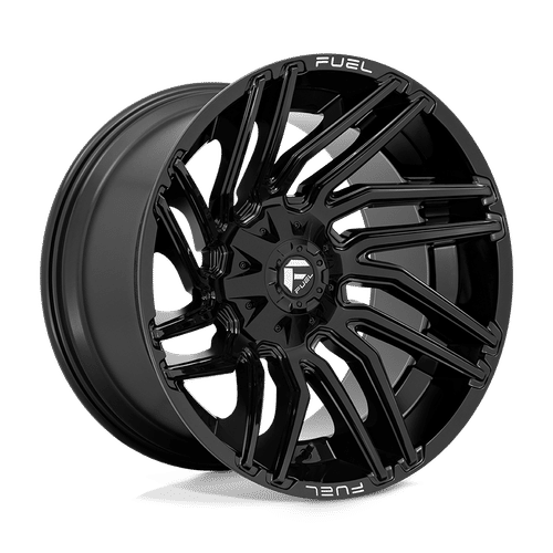 Fuel D776 GLOSS BLACK 22x12 5x139.7/5x150 Wheels | Offset: -44 | Backspace: 4.77 | Bore: 110.1