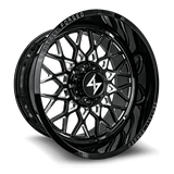 Sentali Forged SF5BM Gloss Black Milled 28x16 8x180 Wheels | Offset: -99 | Backspace: 4.5 | Bore: 124.3