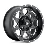 Fuel D534 MATTE BLACK MILLED 16x8 5x139.7 Wheels | Offset: 1 | Backspace: 4.54 | Bore: 108
