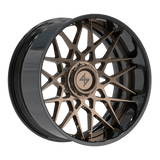 SENTALI BFX BFX5 Gloss Black Lip / Gloss Bronze Centre 22x10 8x165.1/8x180 Wheels | Offset: -24 | Backspace: nan | Bore: 125.2