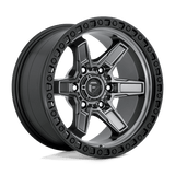 Fuel D698 MATTE GUN METAL BLACK BEAD RING 17x9 6x139.7 Wheels | Offset: -12 | Backspace: 4.53 | Bore: 106.1
