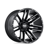 Moto Metal MO978 RAZOR SATIN BLACK MACHINED 20x10 8x165.1 Wheels | Offset: -24 | Backspace: 4.56 | Bore: 125.1