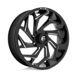 Fuel D753 GLOSS BLACK MILLED 18x7 4x156 Wheels | Offset: 13 | Backspace: 4.51 | Bore: 132