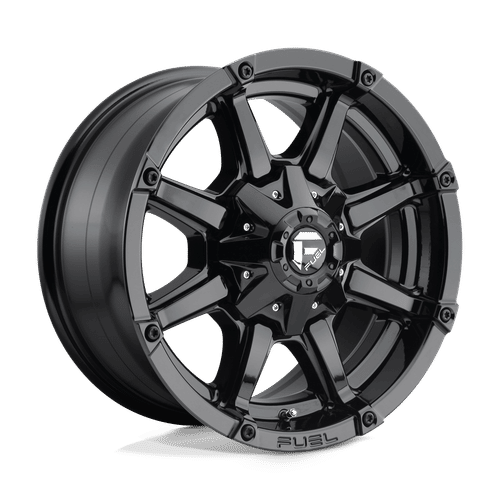 Fuel D575 GLOSS BLACK 17x9 5x114.3/5x127 Wheels | Offset: -12 | Backspace: 4.53 | Bore: 78.1