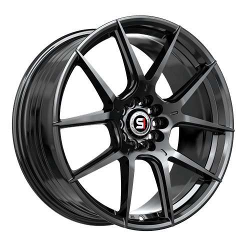 SPEC-1 RACING SP-71GB Gloss Black 17x8 5x110/5x114.3 Wheels | Offset: 42 | Backspace: 6.25 | Bore: 73.1