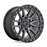 Fuel D680 MATTE GUN METAL BLACK BEAD RING 18x9 5x150 Wheels | Offset: 1 | Backspace: 5.04 | Bore: 110.1