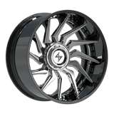 SENTALI BFX BFX4 Gloss Black Lip / Chrome Centre 22x12 6x135/6x139.7 Wheels | Offset: -44 | Backspace: nan | Bore: 106.1