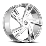 AZARA AZA-529NC Nano Chrome 20x8.5 5x112/5x114.3 Wheels | Offset: 35 | Backspace: 6.25 | Bore: 74.1
