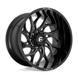 Fuel D741 GLOSS BLACK MILLED 20x8.25 8x165.1 Wheels | Offset: -240 | Backspace: -4.82 | Bore: 121.5