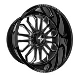Sentali Forged SF-3 Gloss Black Milled 22x14 6x139.7 Wheels | Offset: -76 | Backspace: 4.5 | Bore: 106.2