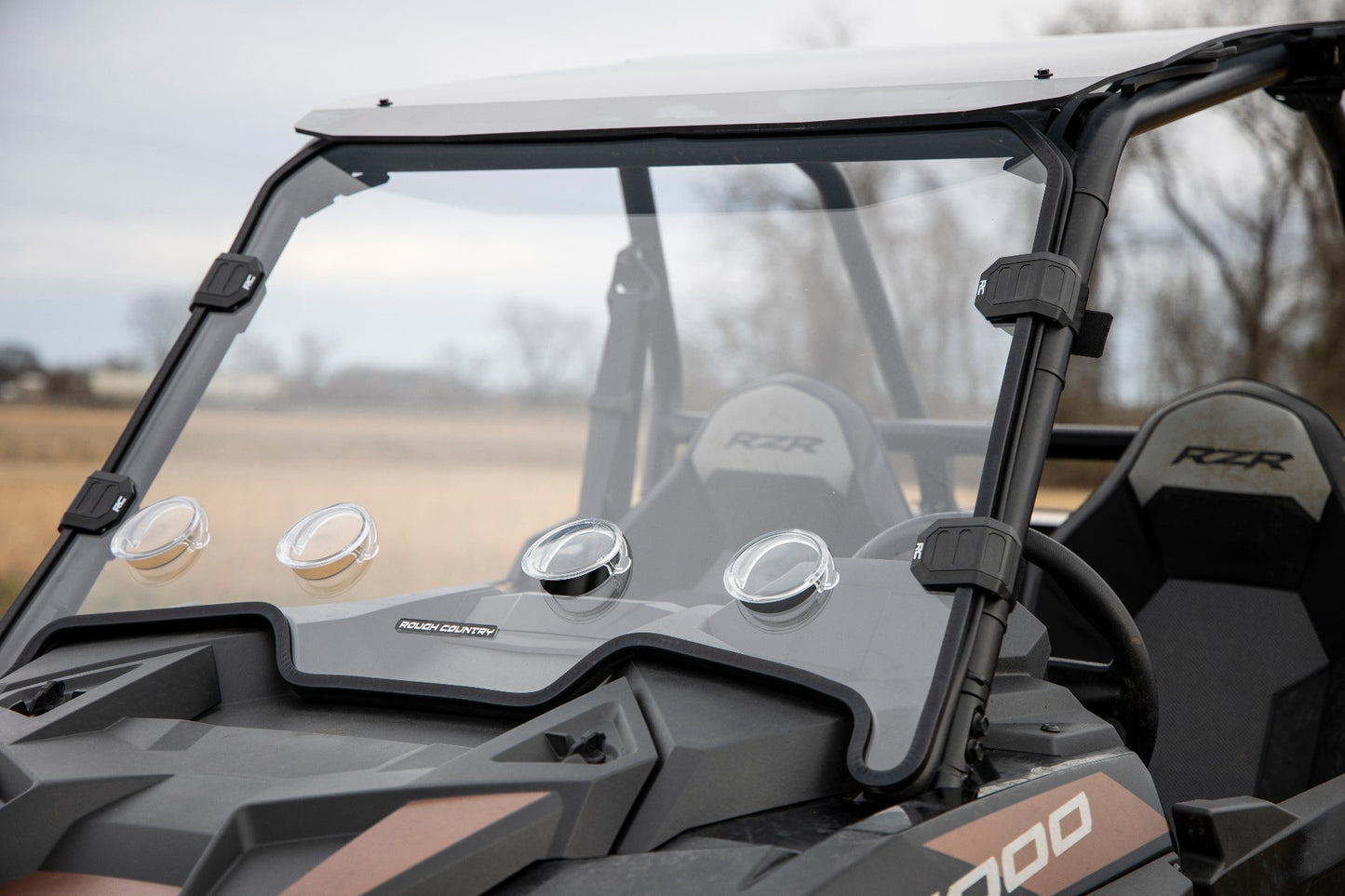 Vented Full Windshield | Scratch Resistant | Polaris RZR 4WD (20-21)