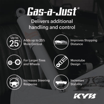 KYB 03-09 Toyota 4Runner (Exc. X-Reas, Adj Susp.) Gas-A-Just Shock - Rear