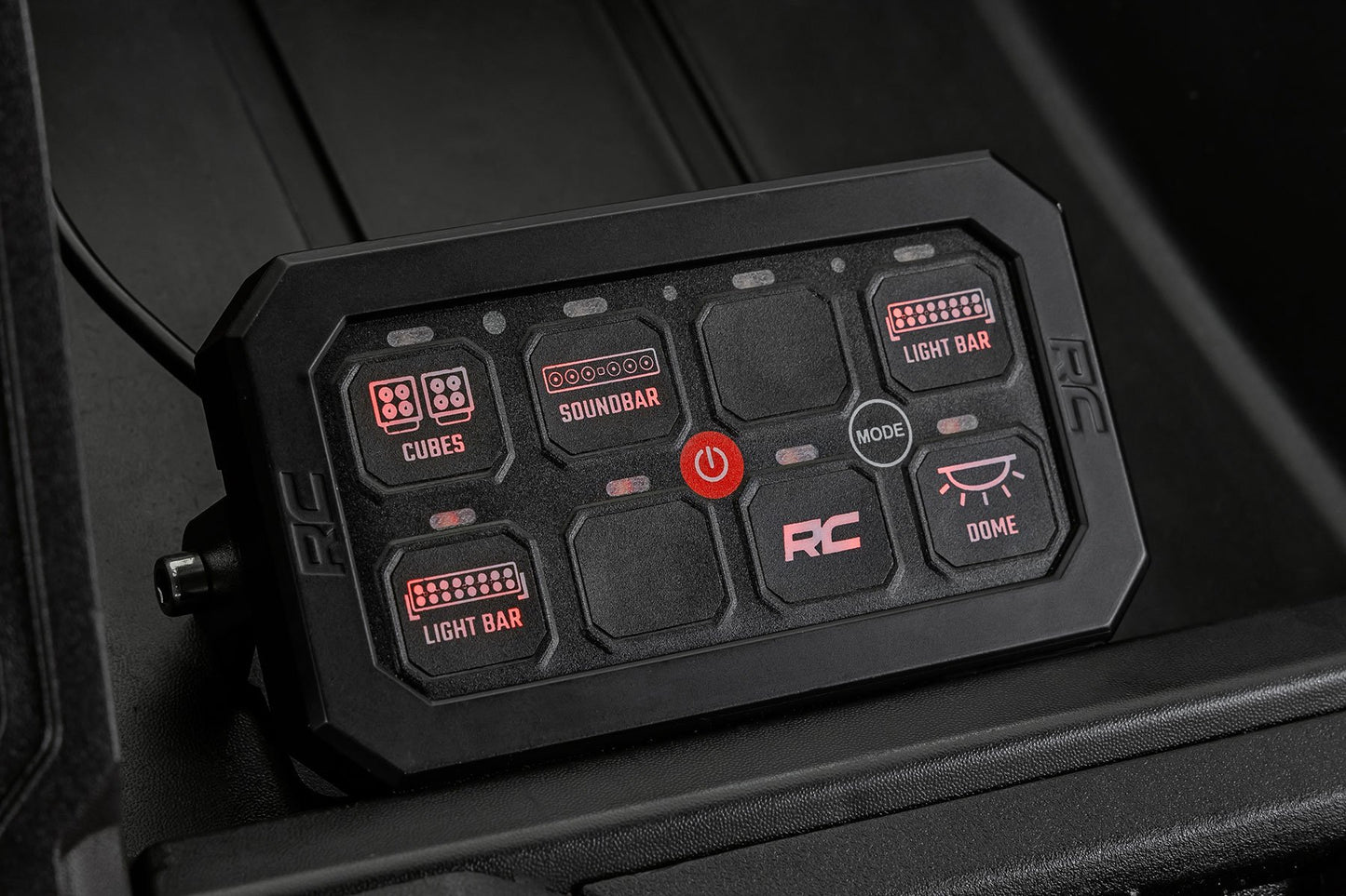 Bluetooth | 8 Gang Switch Panel | RGB Backlit Buttons | Multifunction Modes