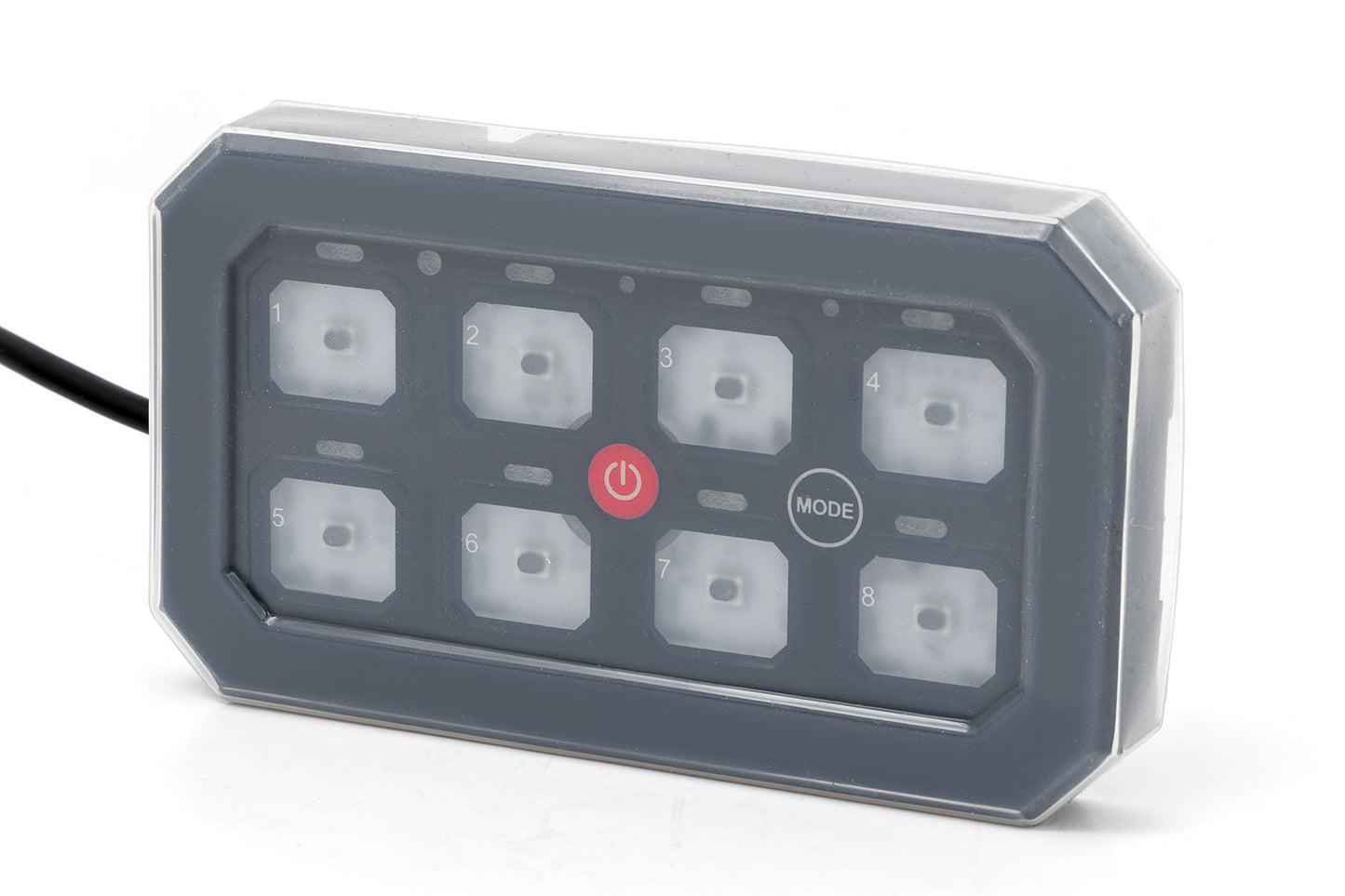 Bluetooth | 8 Gang Switch Panel | RGB Backlit Buttons | Multifunction Modes