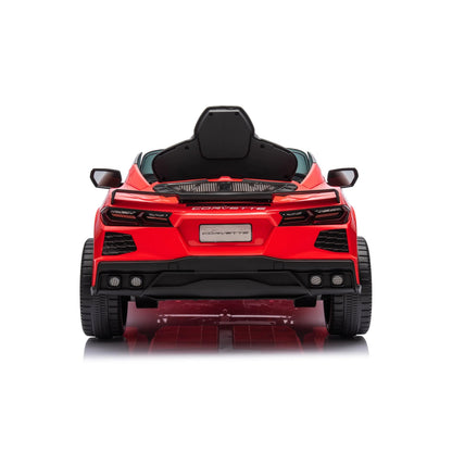 12V Chevrolet Corvette C8 1-Seater Kids Ride-On Car