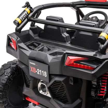 24V 4x4 Freddo Storm Police UTV 2-Seater for Kids with Lights & Sirens for Action-Packed Adventures