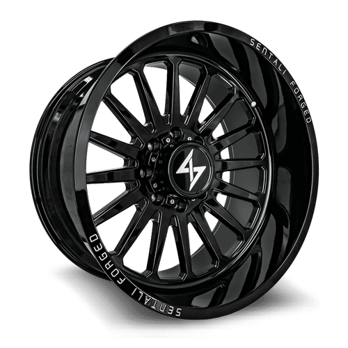Sentali Forged SF2GB Gloss Black 28x16 5x139.7 Wheels | Offset: -99 | Backspace: 4.5 | Bore: 77.8