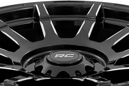Rough Country 83 Series Wheel | One-Piece | Gloss Black | 17x9 | 6x135 | +0mm