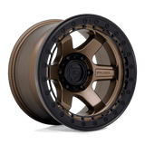 Fuel D124 MATTE BRONZE WITH MATTE BLACK RING 17x9 6x135 Wheels | Offset: -15 | Backspace: 4.41 | Bore: 87.1