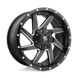 Fuel D594 MATTE BLACK MILLED 20x10 5x139.7/5x150 Wheels | Offset: -18 | Backspace: 4.79 | Bore: 110.1