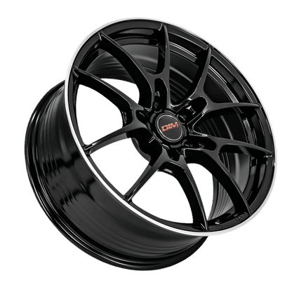 DIM WC001 BLACK SILVER LIP Black Silver Lip 17x7.5 5x112 Wheels | Offset: 35 | Backspace: nan | Bore: nan