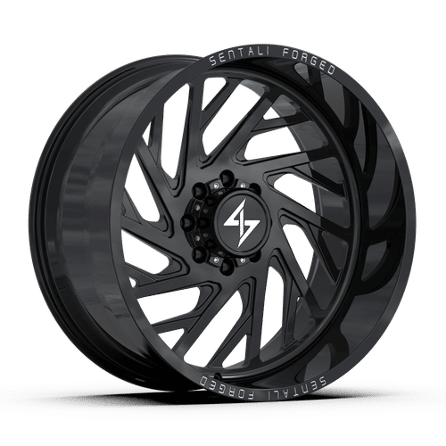 Sentali Forged SF7GB Gloss Black 26x12 5x139.7 Wheels | Offset: -44 | Backspace: 4.75 | Bore: 77.8