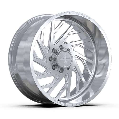 Sentali Forged SF7BRM Brushed Milled 28x16 5x127 Wheels | Offset: -99 | Backspace: 4.5 | Bore: 71.5