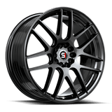 SPEC-1 RACING SP-65 Gloss Black 17x8 5x100/5x114.3 Wheels | Offset: 42 | Backspace: nan | Bore: nan