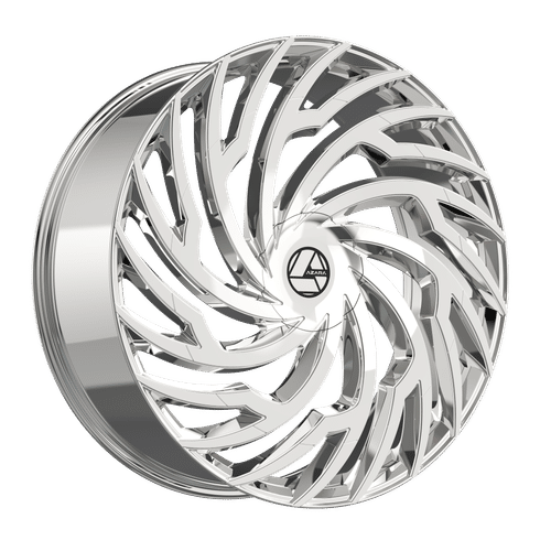 AZARA AZA-536NC Nano Chrome 22x9.5 5x115/5x120 Wheels | Offset: 15 | Backspace: 5.75 | Bore: 74.1