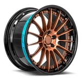 Sentali Barrel Forged SB2 Gloss Black Lip / Gloss Bronze Centre 22x10.5 5x115 Wheels | Offset: 20 | Backspace: 6.5 | Bore: 71.6