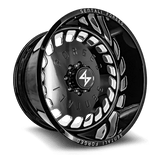 Sentali Forged SF4BM Gloss Black Milled 28x16 8x170 Wheels | Offset: -99 | Backspace: 4.5 | Bore: 125.2