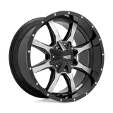 Moto Metal MO970 GLOSS BLACK MACHINED FACE 20x9 8x170 Wheels | Offset: 0 | Backspace: 5 | Bore: 125.1