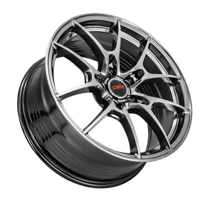 DIM WC001 HYBER BLACK / GREY SILVER LIP Grey Silver Lip 18x8 5x114.3 Wheels | Offset: 33 | Backspace: nan | Bore: nan