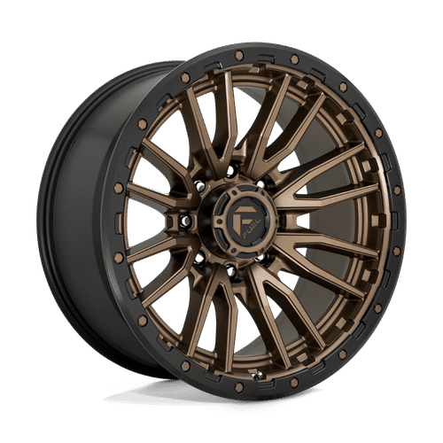 Fuel D681 MATTE BRONZE BLACK BEAD RING 22x10 8x180 Wheels | Offset: -18 | Backspace: 4.79 | Bore: 124.2
